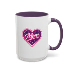 The "Cosmic Heart Mom" Accent Mug — Signature Boutique Ceramic