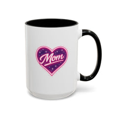 The "Cosmic Heart Mom" Accent Mug — Signature Boutique Ceramic
