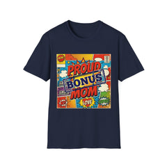 The "Heroic Hearts" Bonus Mom Softstyle Tee