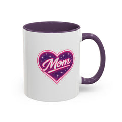 The "Cosmic Heart Mom" Accent Mug — Signature Boutique Ceramic