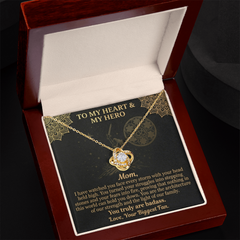 A Hero's Honor: Badass Mom Love Knot Necklace